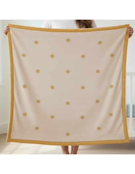 Cobija inspirada en el manto de la Virgen María