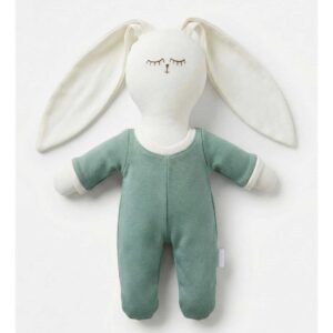 Coneko Liso Blanco con Pijama Aquamarino