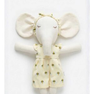 Elefanka Lisa Blanca con Enterizo y Cintillo Print Abejas