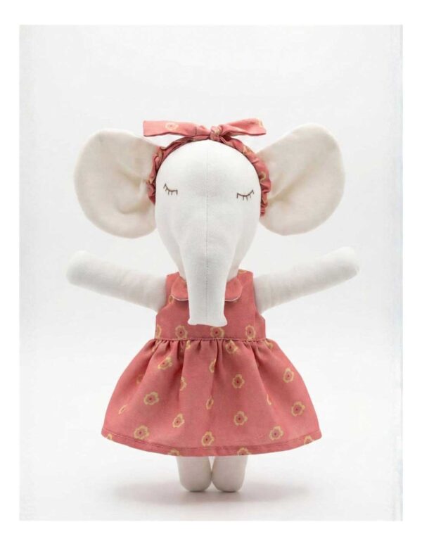 Elefanka Lisa Blanca con Vestido y Cintillo Print Flores